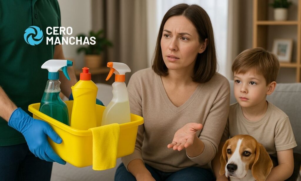 ¿Qué productos de limpieza usan? ¿Son seguros para mis hijos y mascotas?