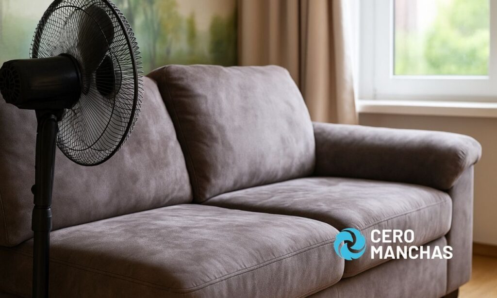 ¿Cuánto tiempo tarda en secar un sillón o colchón después del lavado?