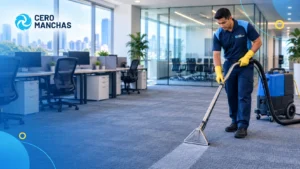 ¿Cómo se cotiza el lavado de alfombras para una oficina completa?